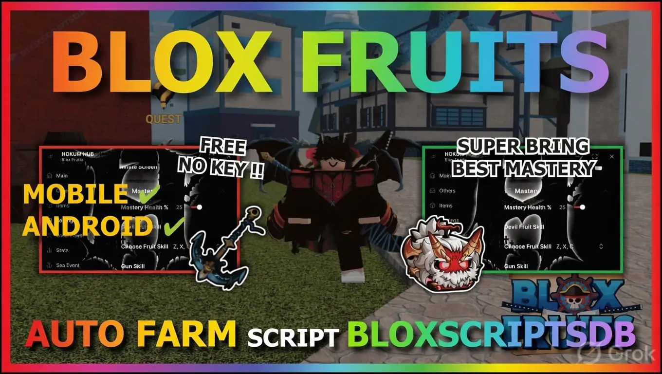 Hokum Hub Blox Fruits Script [No Key]