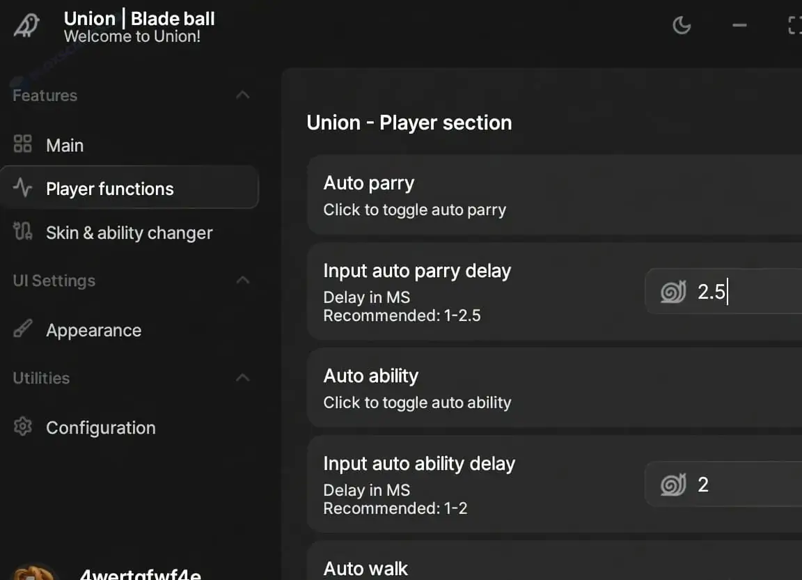 UNION Hub Blade Ball Script