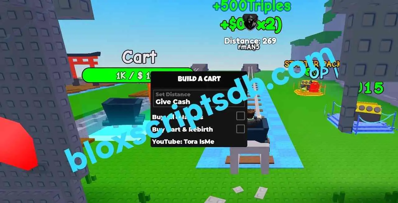 Build A Cart Script | Tora IsMe [No Key] | Set Distance, Buy All Gears