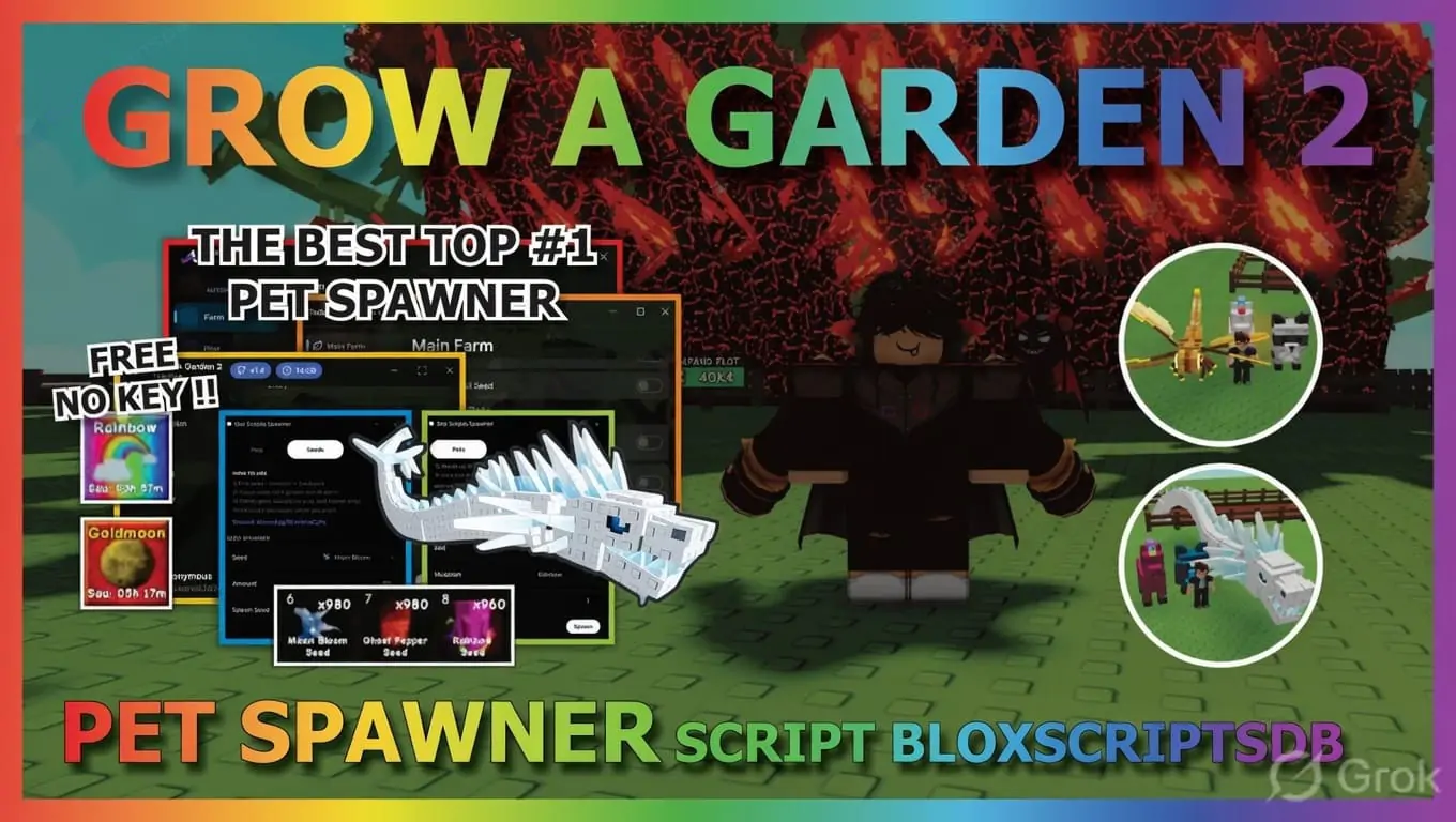 Spawner Hub Grow a Garden 2 Script [No Key]