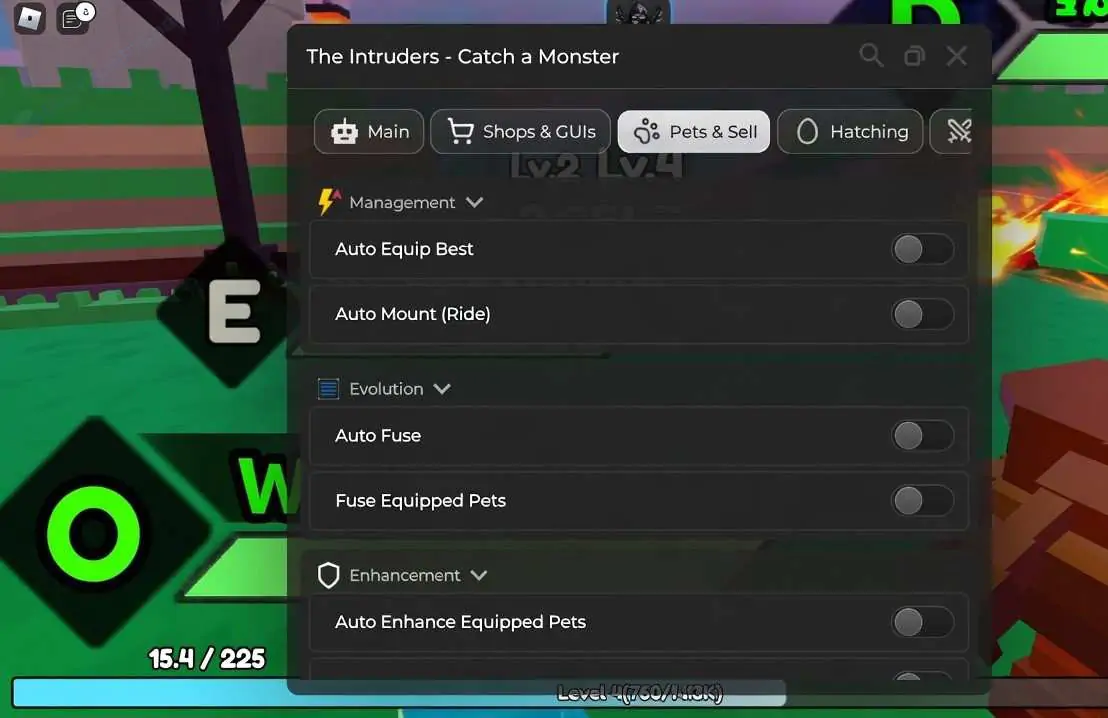 The Intruders - Catch a Monster Best Script [Auto Attack, Auto Farm]