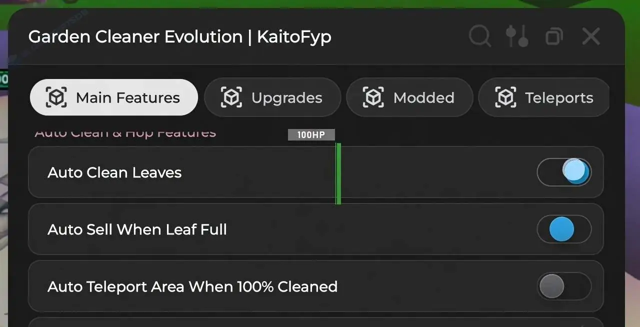 Garden Cleaner Evolution Script [NO KEY] | KAITOHUB | Inf Range, Inf Lucks and More