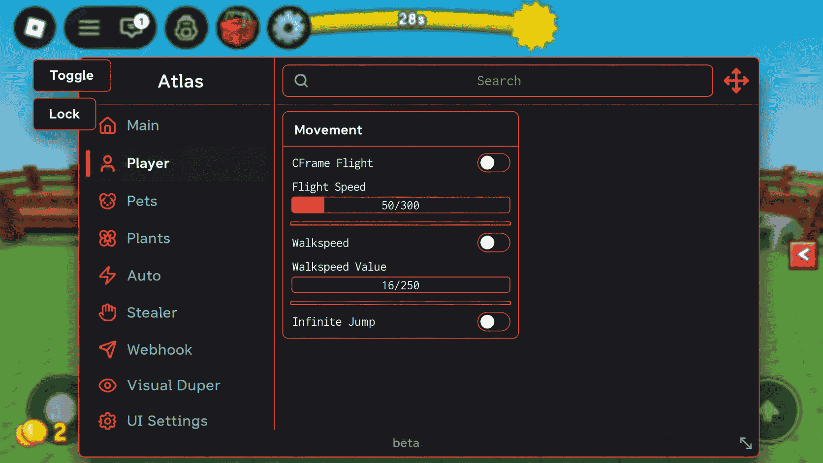 Atlas Hub Grow a Garden 2 Dupe Script [Visual Dupe, Auto Steal & Auto Harvest]