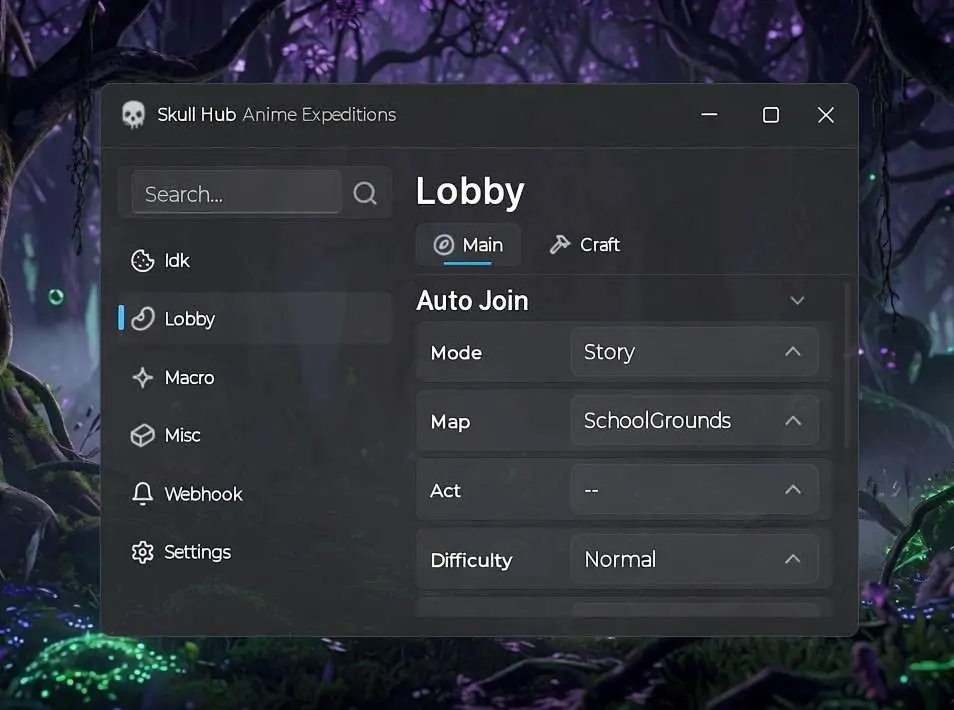 Skull Hub Anime Expeditions Script