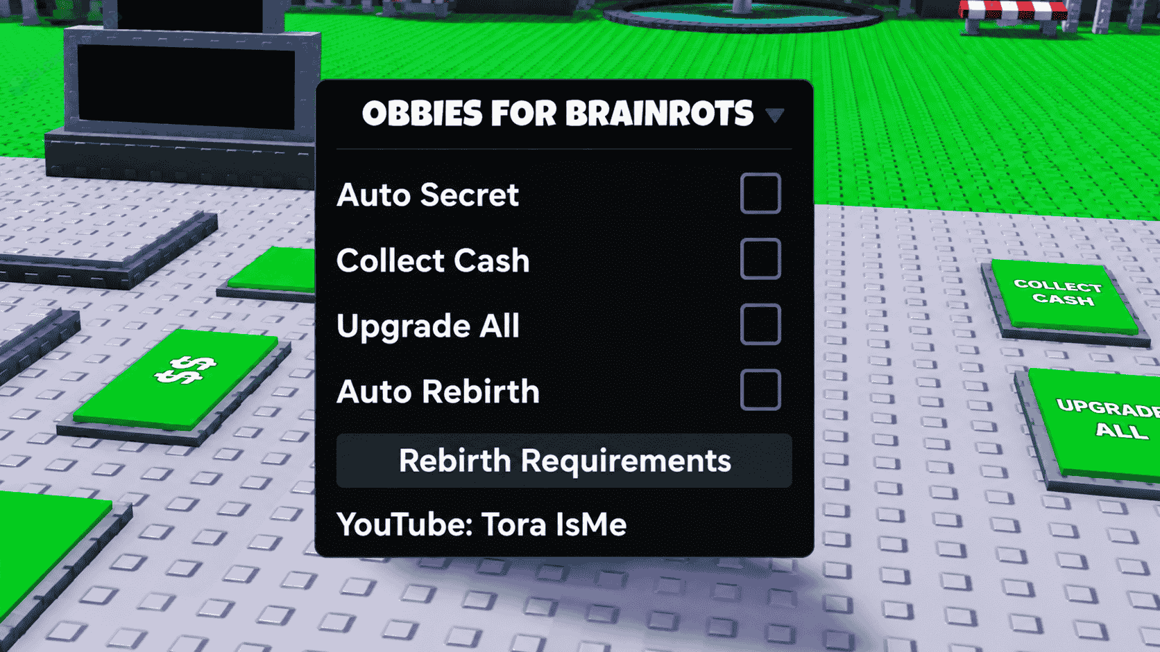Escape Obbies For Brainrots Script [Auto Secret, Collect Cash, Upgrade All, Auto Rebirth]