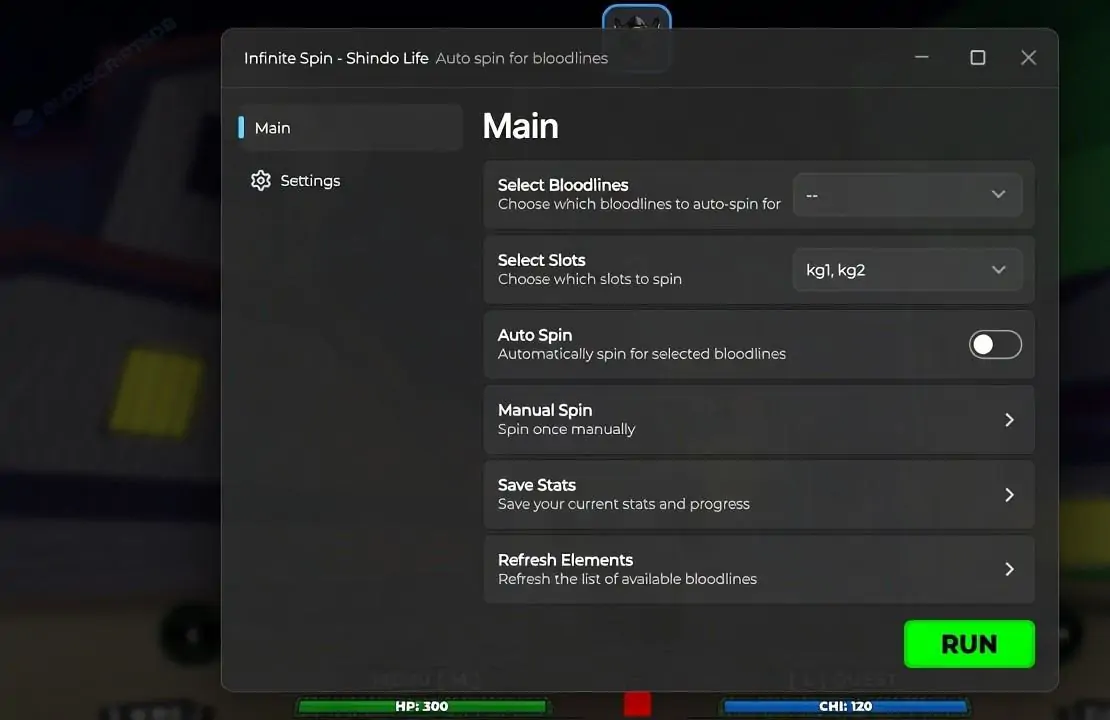 INF Spin Shindo Life Script Updated [NO KEY]