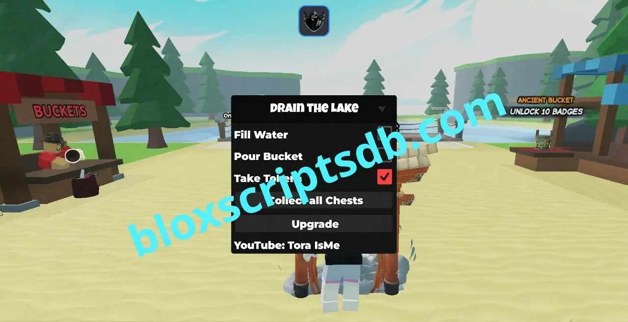 Drain the Lake Script | Tora IsMe [No Key] | Fill Water, Pour Bucket